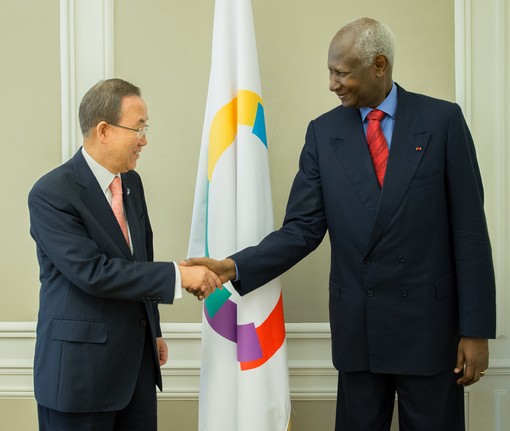 LE SECRÉTAIRE GÉNÉRAL DES NATIONS UNIES AU SIÈGE DE L OIF